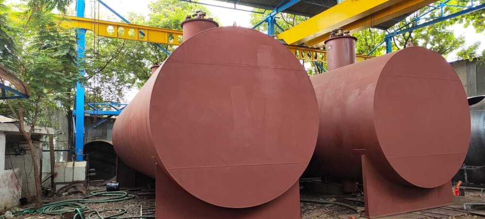 50 Kl Chemical Tank With Saddle - Color: Customised