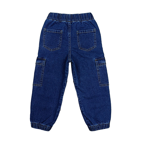 Gus Boys Cotton Long Pant - Color: Blue