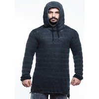 Mens Cotton Sweater - Color: Black
