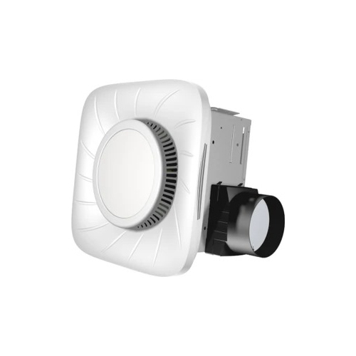Ceiling Mount Exhaust With Light - Color: White