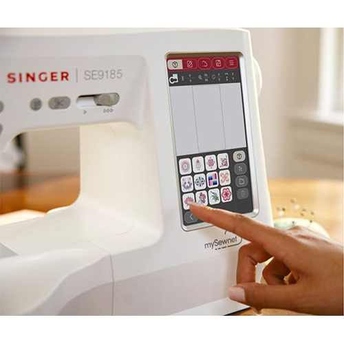 Singer Se9185 Titled Computerized Embroidery Machine - Color: White