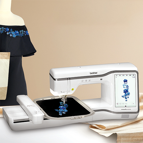 Bp3700 Titled Computerized Embroidery Machines - Color: White