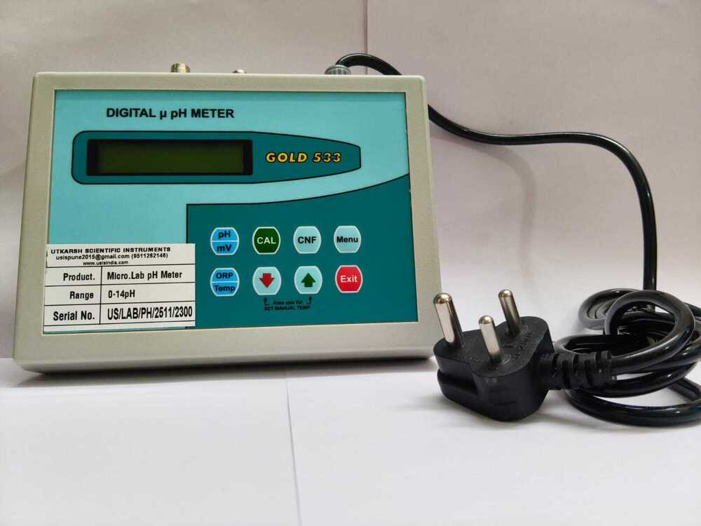 Laboratory Ph Sensor - Orp Range -2000 To +2000 Mv, 0 To 14 Ph Range, 100g Hand-held, Led Backlit Display, Industrial Application, 220 Volt, 1 Year Warranty