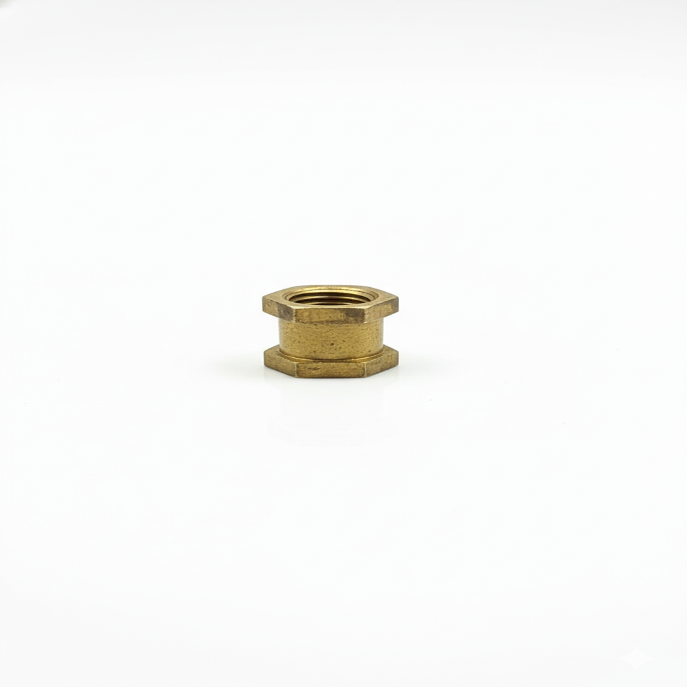 Hexagonal Brass Threaded Inserts - Shape: Equal