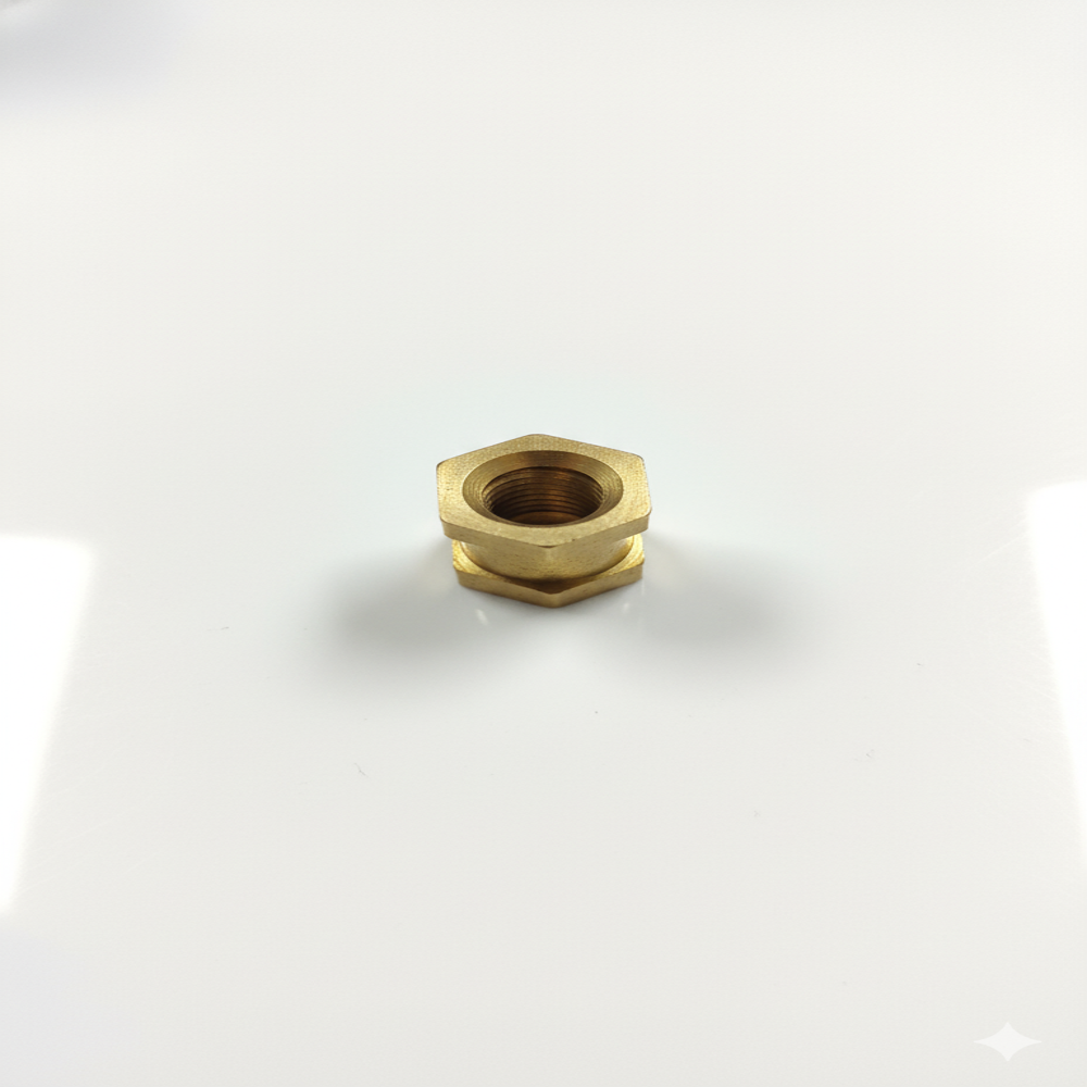 Hexagonal Brass Threaded Inserts - Shape: Equal