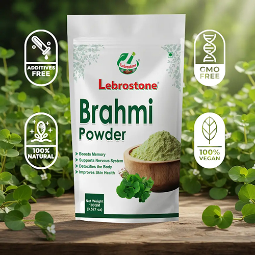 Lebrostone Brahmi Powder | Herbal Brain & Wellness Care (100g)