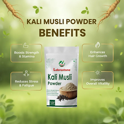 Lebrostone Pure Kali Musli Powder | Natural Ayurvedic Wellness Herb (100g)