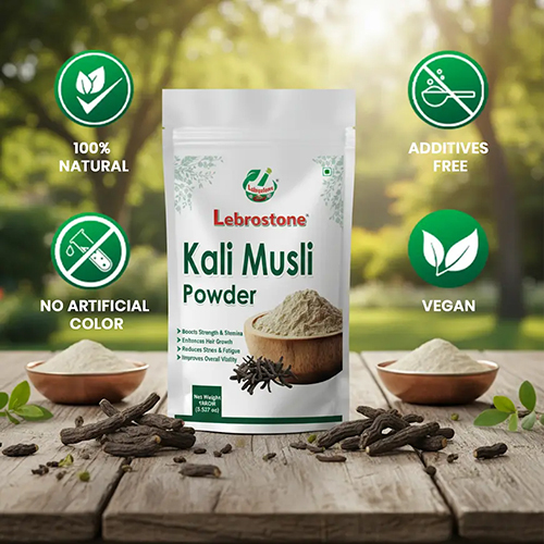 Lebrostone Pure Kali Musli Powder | Natural Ayurvedic Wellness Herb (100g)