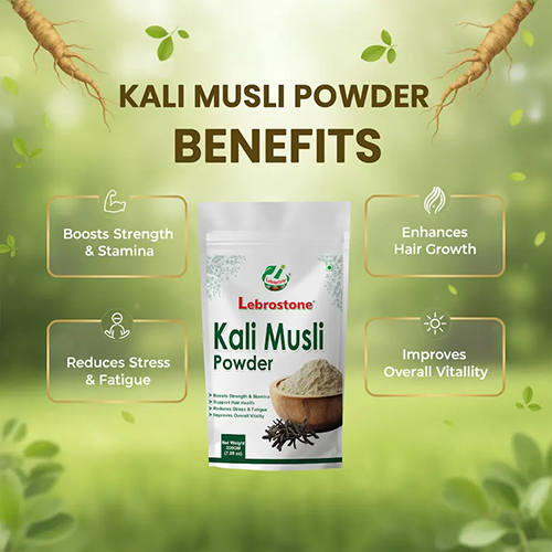 Lebrostone Pure Kali Musli Powder | Natural Ayurvedic Wellness Herb (200g)
