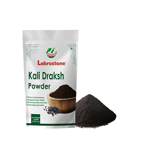 Lebrostone Kali Draksh (Black Raisin) Powder | Ayurvedic Herbal Powder for Energy, Digestion & Wellness (100 g)