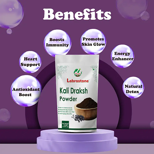 Lebrostone Kali Draksh (Black Raisin) Powder | Ayurvedic Herbal Powder for Energy, Digestion & Wellness (100 g)