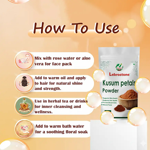 200g Kusum Petals Powder - Age Group: Suitable For All Ages