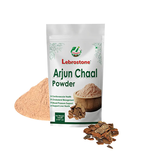 Lebrostone Arjun Chaal (Terminalia arjuna) Powder | Ayurvedic Herbal Heart & Wellness Care (100 g)