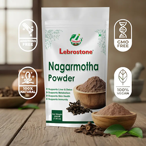 Lebrostone Nagarmotha Herbal Powder for Digestion & Stomach Health (200 g)