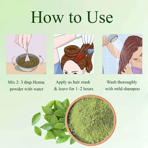 Lebrostone Henna Leaves Powder | Herbal Hair Pack | Natural Hair Conditioning and Shine (200 g)