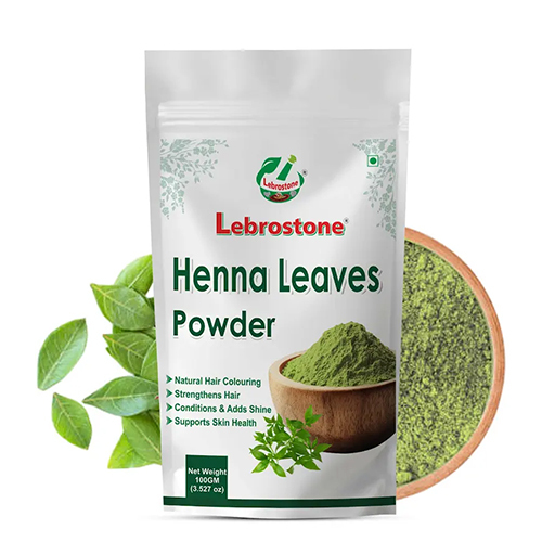 Lebrostone Henna Leaves Powder | Herbal Hair Pack | Natural Hair Conditioning and Shine (100g)