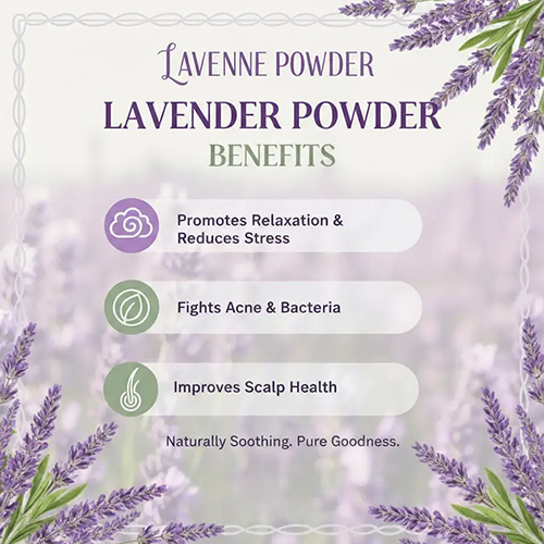 Lebrostone Lavender Flowers Powder | Ayurvedic Herbal Tea (200 g)