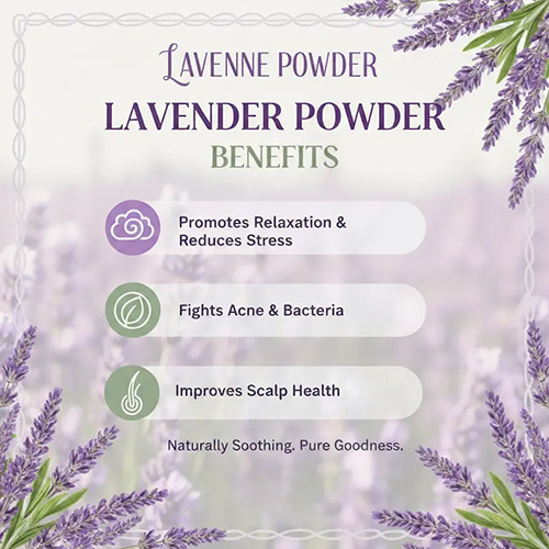 Lebrostone Lavender Flowers Powder | Ayurvedic Herbal Tea (100 g)