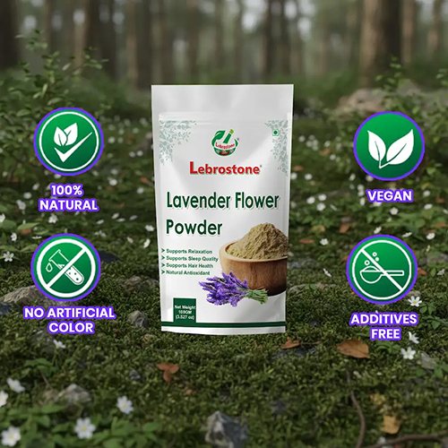 Lebrostone Lavender Flowers Powder | Ayurvedic Herbal Tea (100 g)