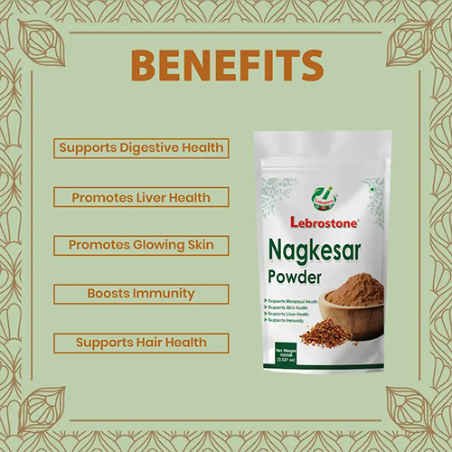 Lebrostone Nagkesar Face Pack Powder | Ayurvedic Herbal Beauty Care (100 g)