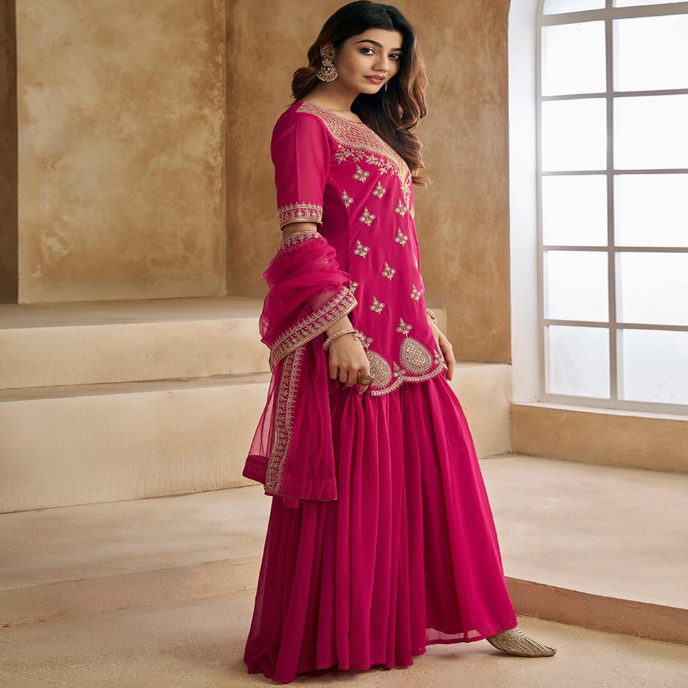 Pink Color Rabia Suit - Color: Different Available