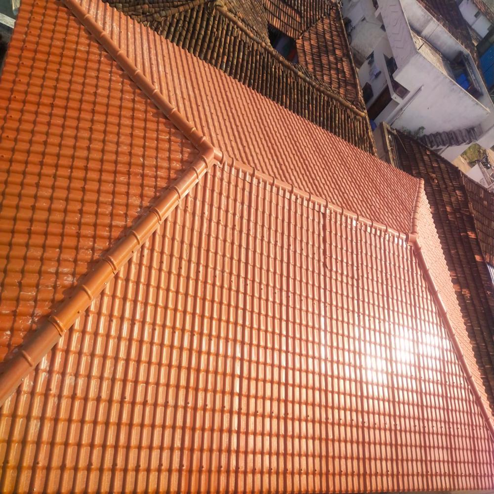 Upvc Roofing Sheet - Color: Terracota & Gray