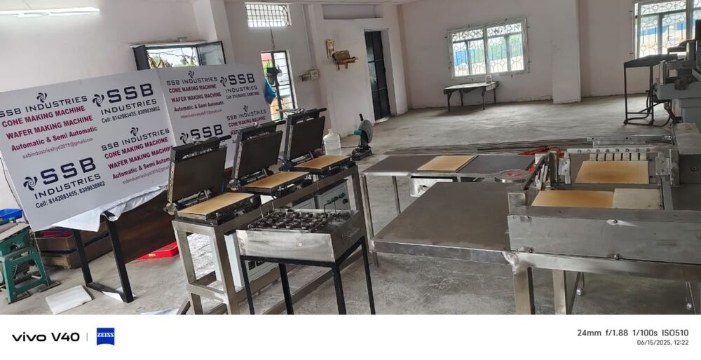 0.5 Hp Wafer Machine - Material: Stainless Steel