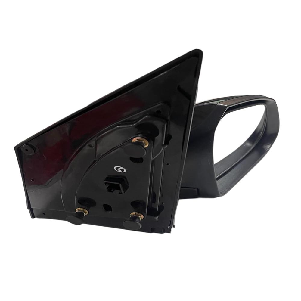 K D 7 Wire Side/door Mirror For Hyundai Xcent/i10 Grand, Electrical,, Motor With Indicator, Automatic Fold, Black - Size: Standard