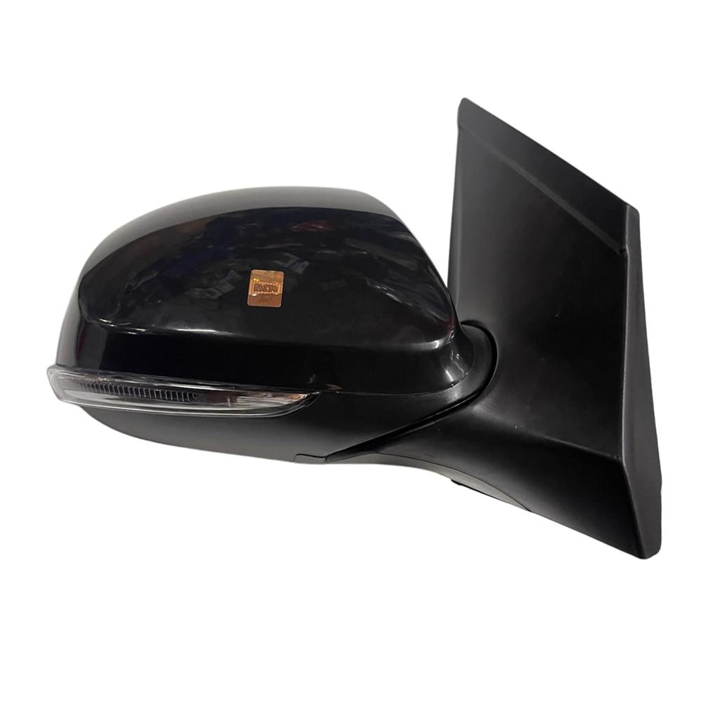 K D 7 Wire Side/door Mirror For Hyundai Xcent/i10 Grand, Electrical,, Motor With Indicator, Automatic Fold, Black - Size: Standard