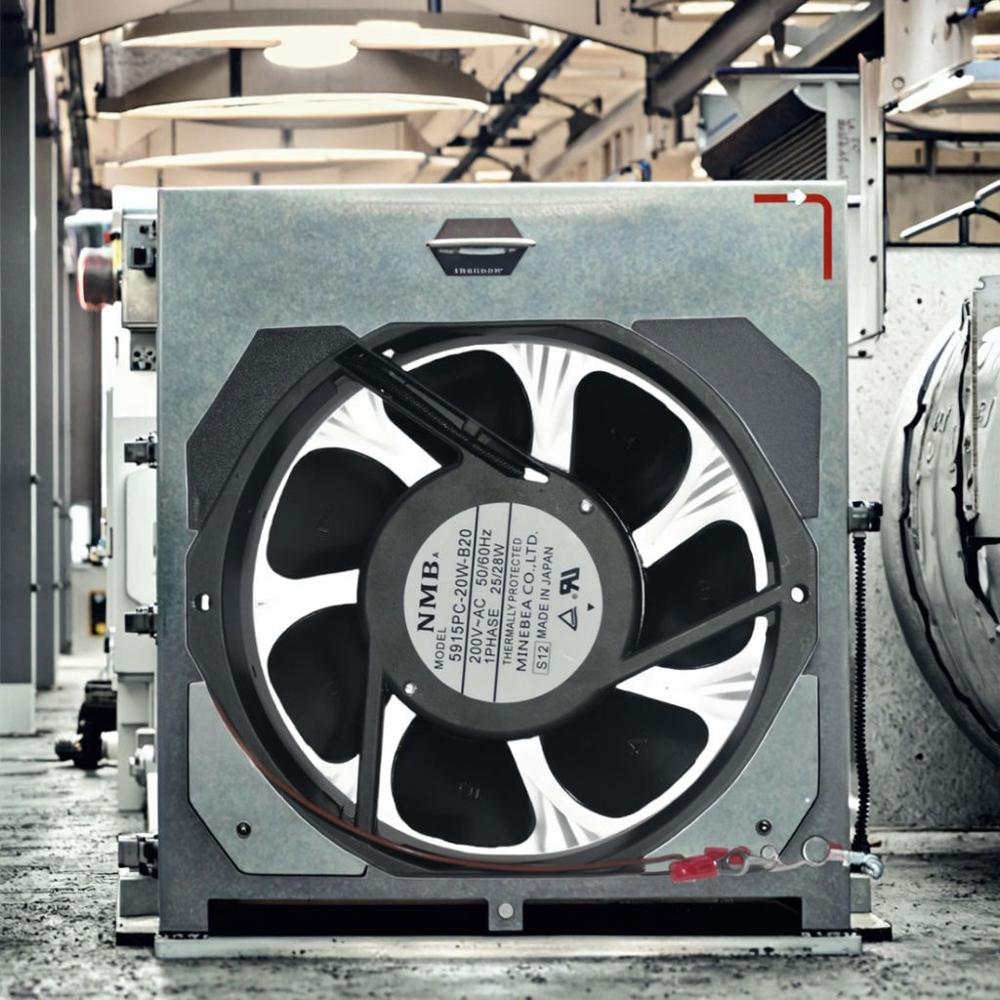 NMB 5915PC-20W-B20 220V 25/28W 50/60HZ 17251mm Ball Bearing 3000rpm Speed Axial Flow Cooling Fan