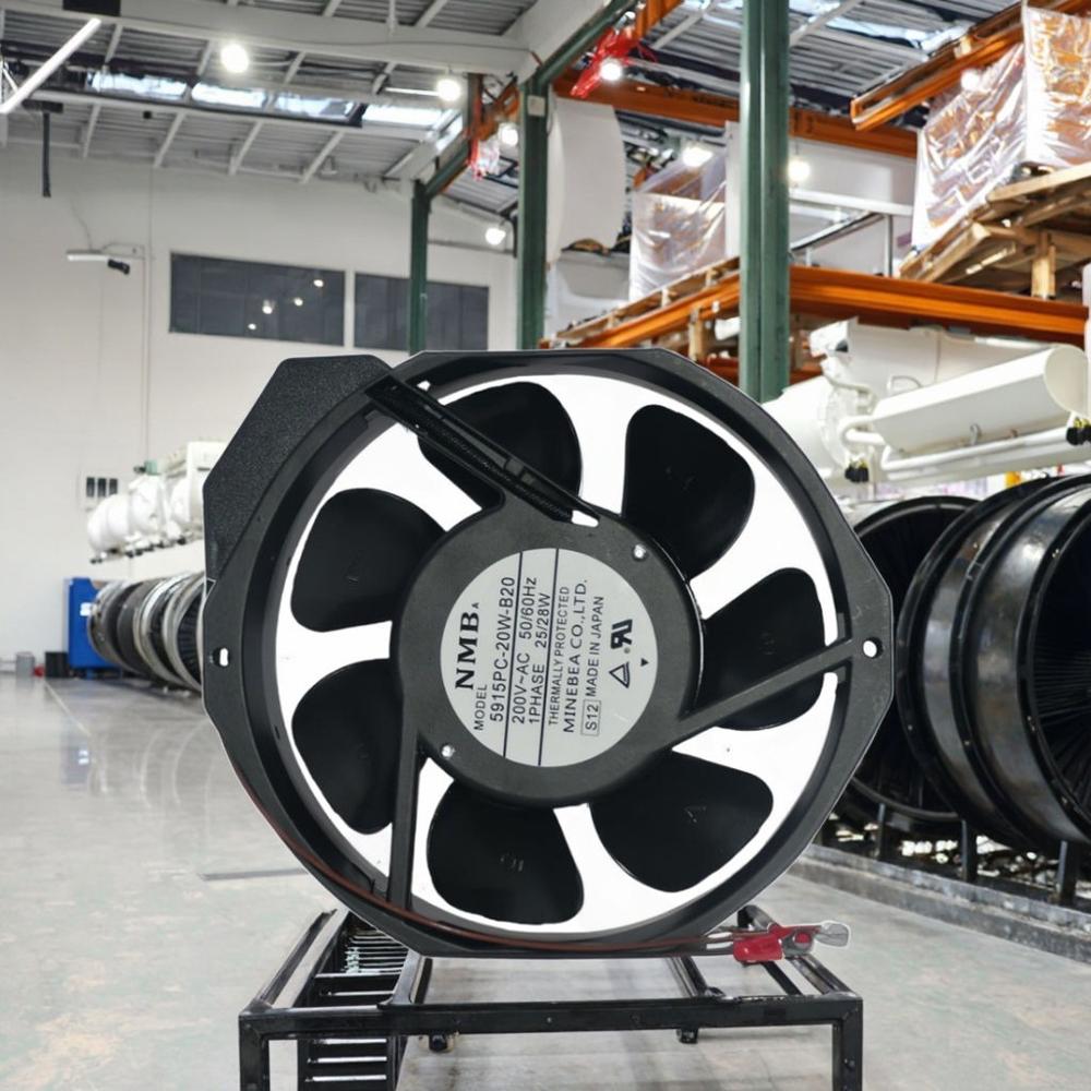 NMB 5915PC-20W-B20 220V 25/28W 50/60HZ 17251mm Ball Bearing 3000rpm Speed Axial Flow Cooling Fan