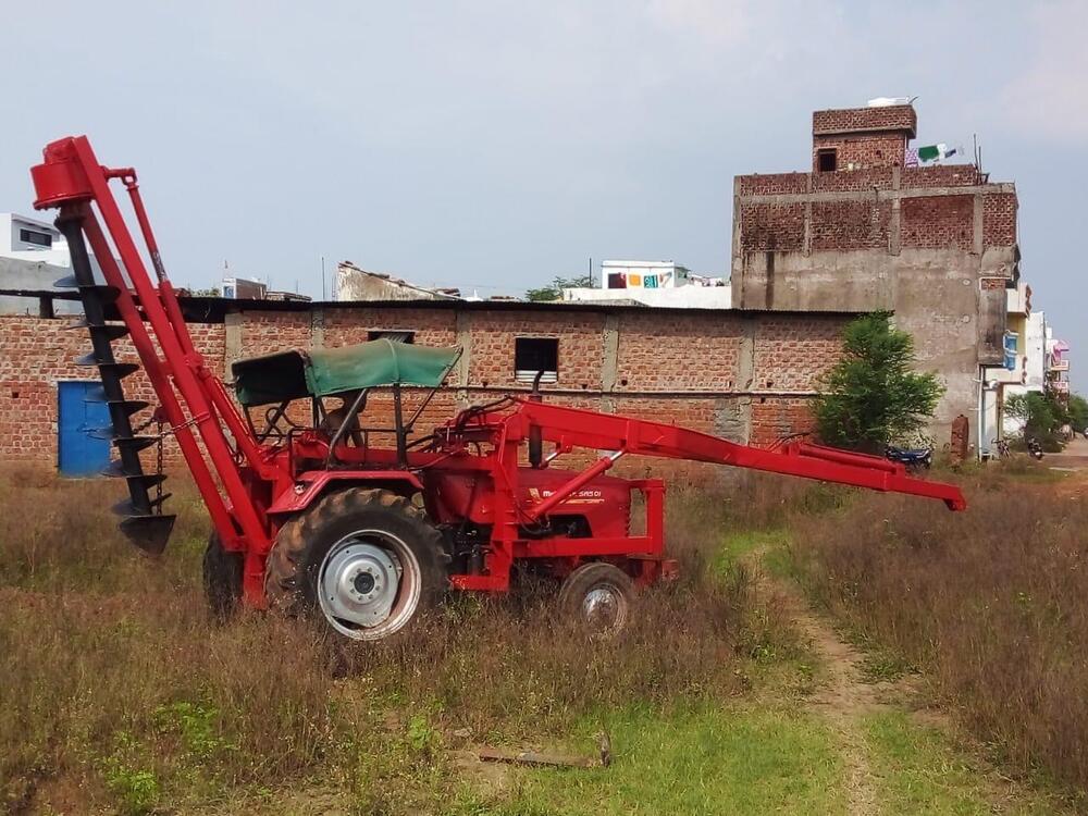 5 Jack Pole Erection Machine - Color: Red