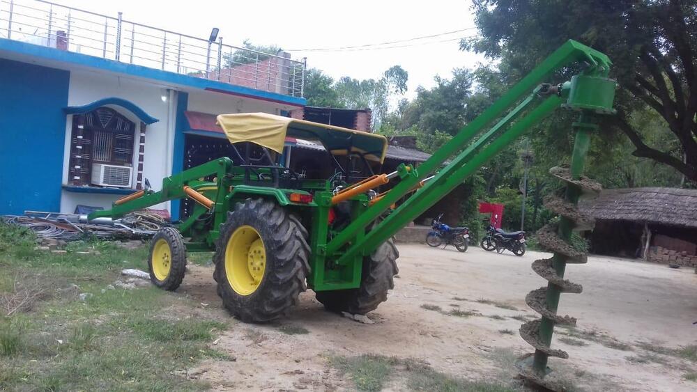 5 Jack Pole Erection Machine - Color: Red