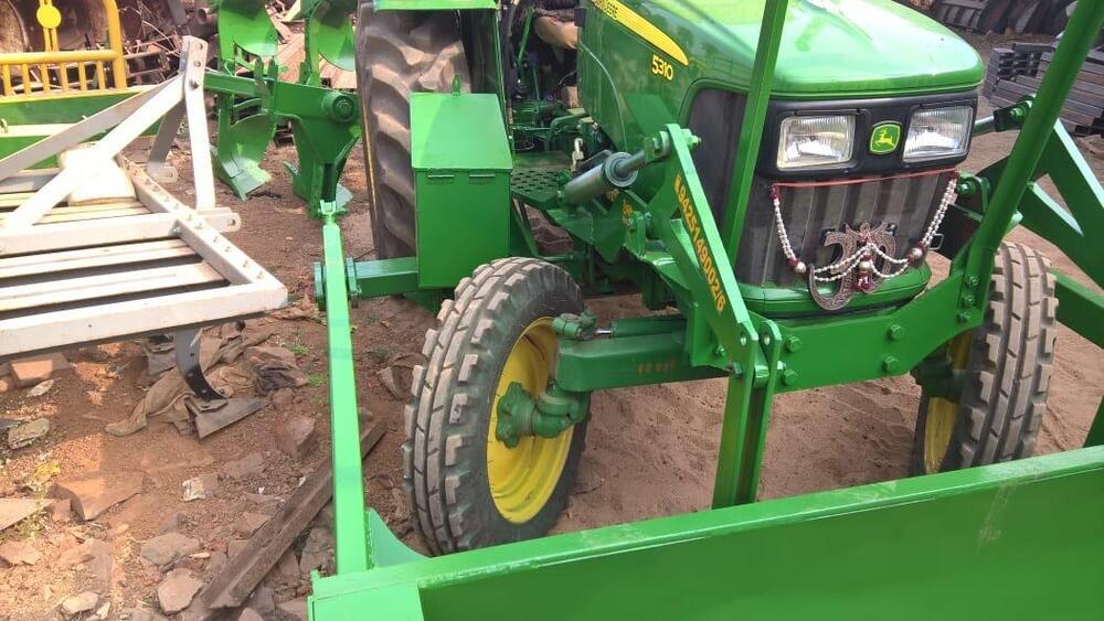 Tractor Mounted Dozer - Color: Green