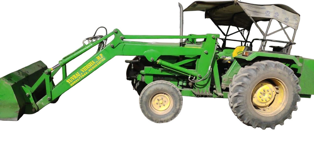 Tractor Mounted Loader - Color: Green