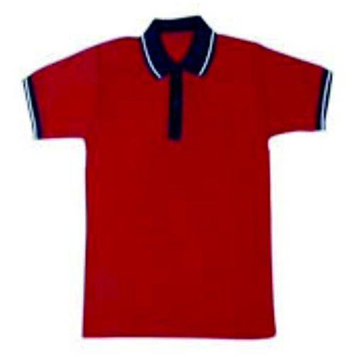 Men School Red T Shirt