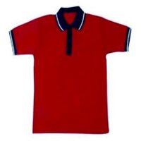 Men School Red T Shirt