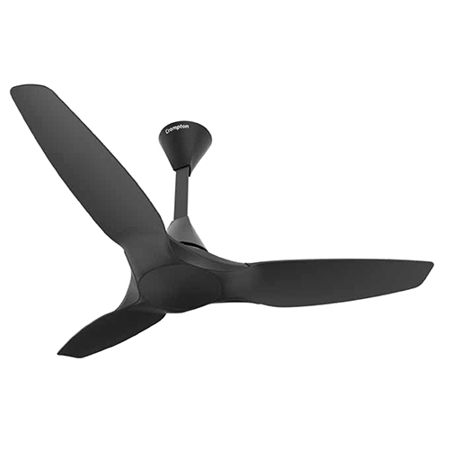 Matt Black Silentpro Ceiling Fan - Material: Metal