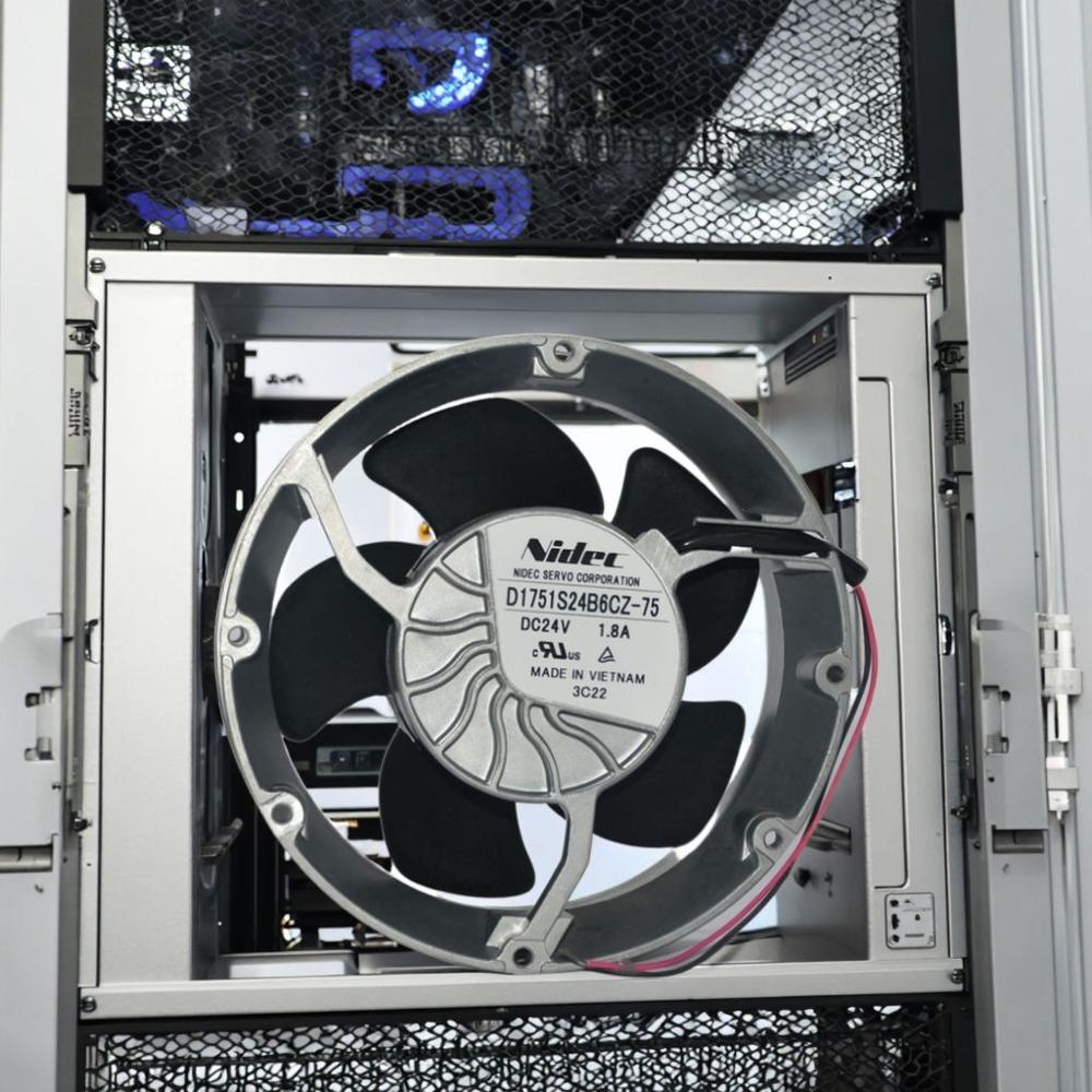 Nidec D1751S24B6CZ-75 24V DC 1.8A 17251mm 3000rpm Ball Bearing Industrial Axial Cooling Fan