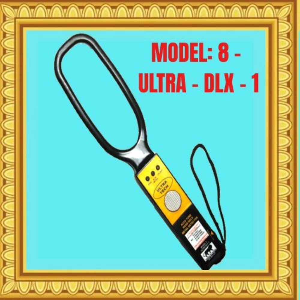 8-ULTRA-DLX-1 हैंड हेल्ड मेटल डिटेक्टर
