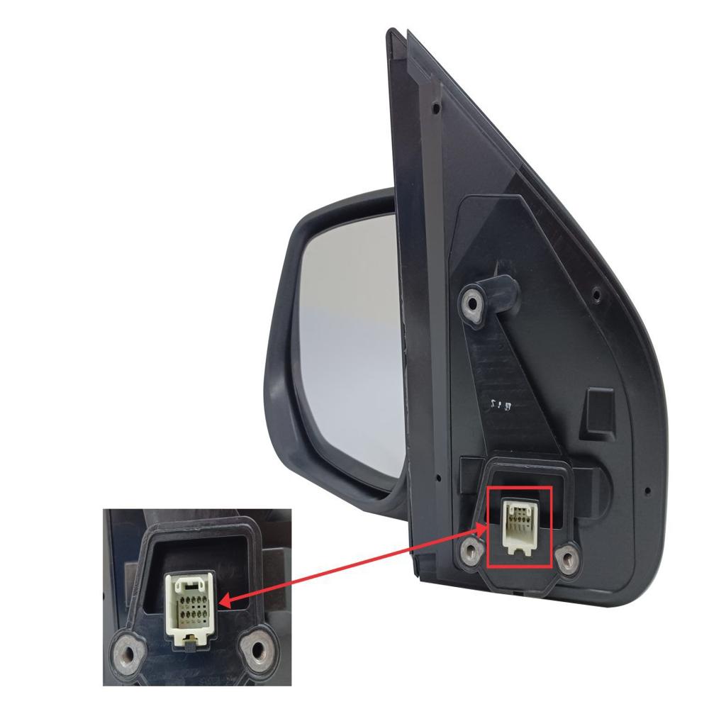 K D Side/Door Mirror For ISUZU-DMAX 2002-2007 Motor with indicator coupler