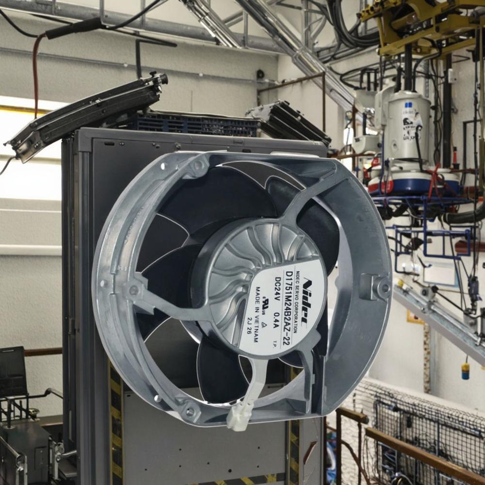 NIEDC D1751M24B2AZ-22 24V DC 0.4A Inverter Ball Iron 17251mm Electric Power Cooling Fan