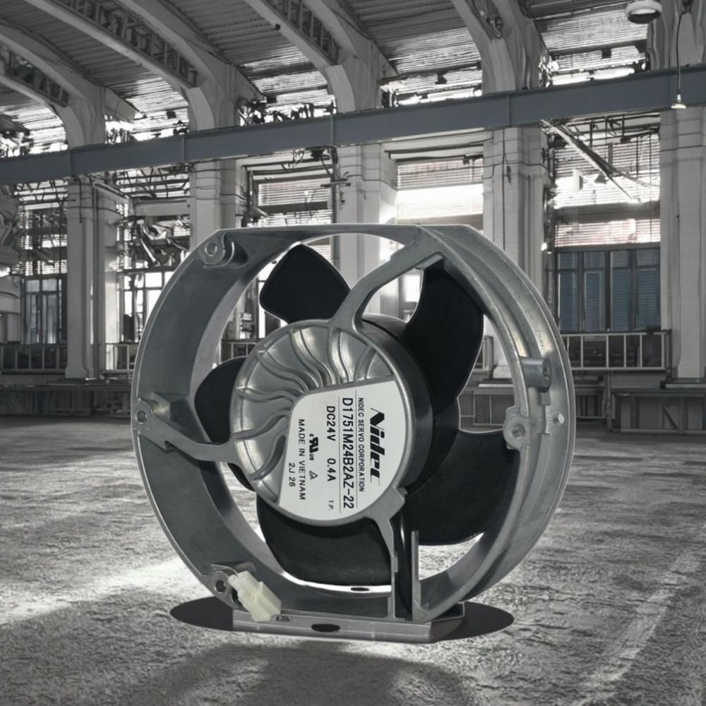 NIEDC D1751M24B2AZ-22 24V DC 0.4A Inverter Ball Iron 17251mm Electric Power Cooling Fan