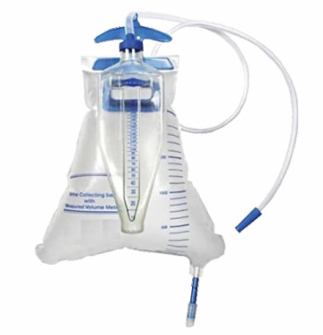 Urine Collection Bag With Volume Meter - Material: Plastic