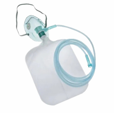 High Concentration Oxygen Mask - Grade: Medical