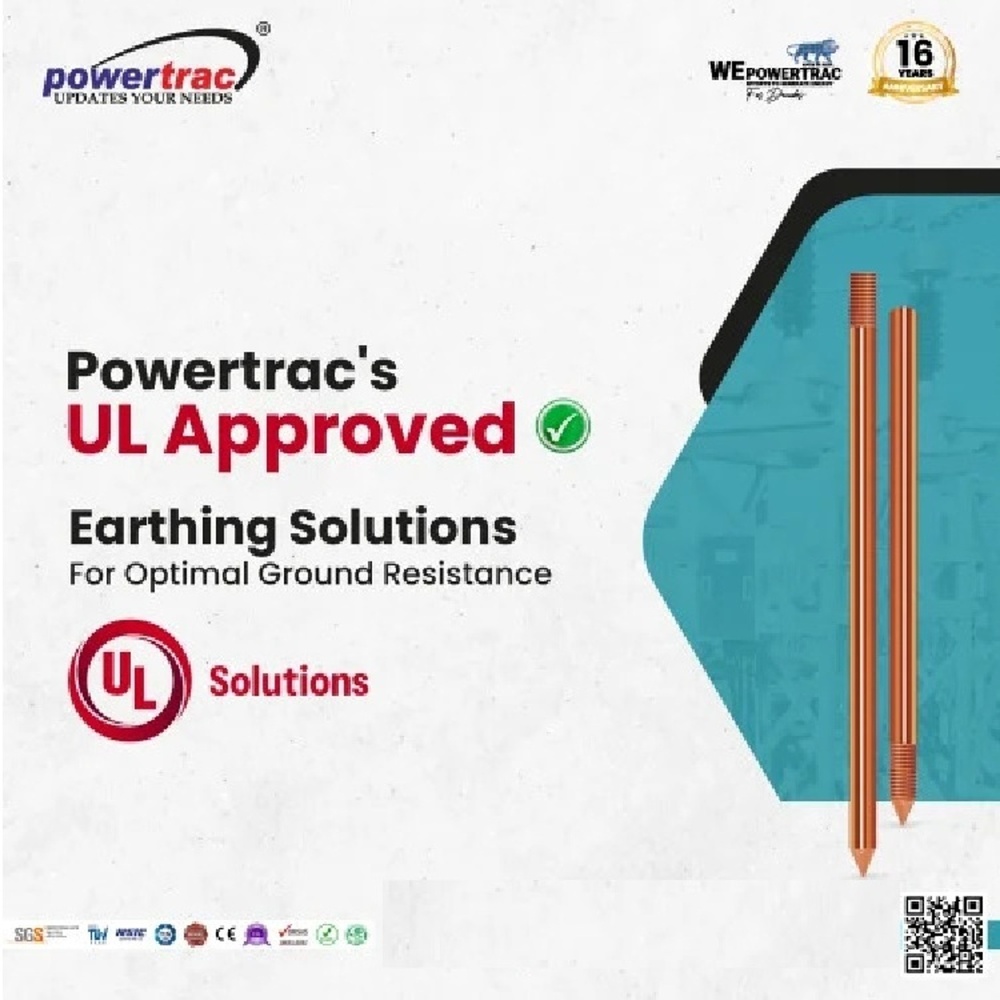 Ul Certified Earthing Electrode - Color: Golden