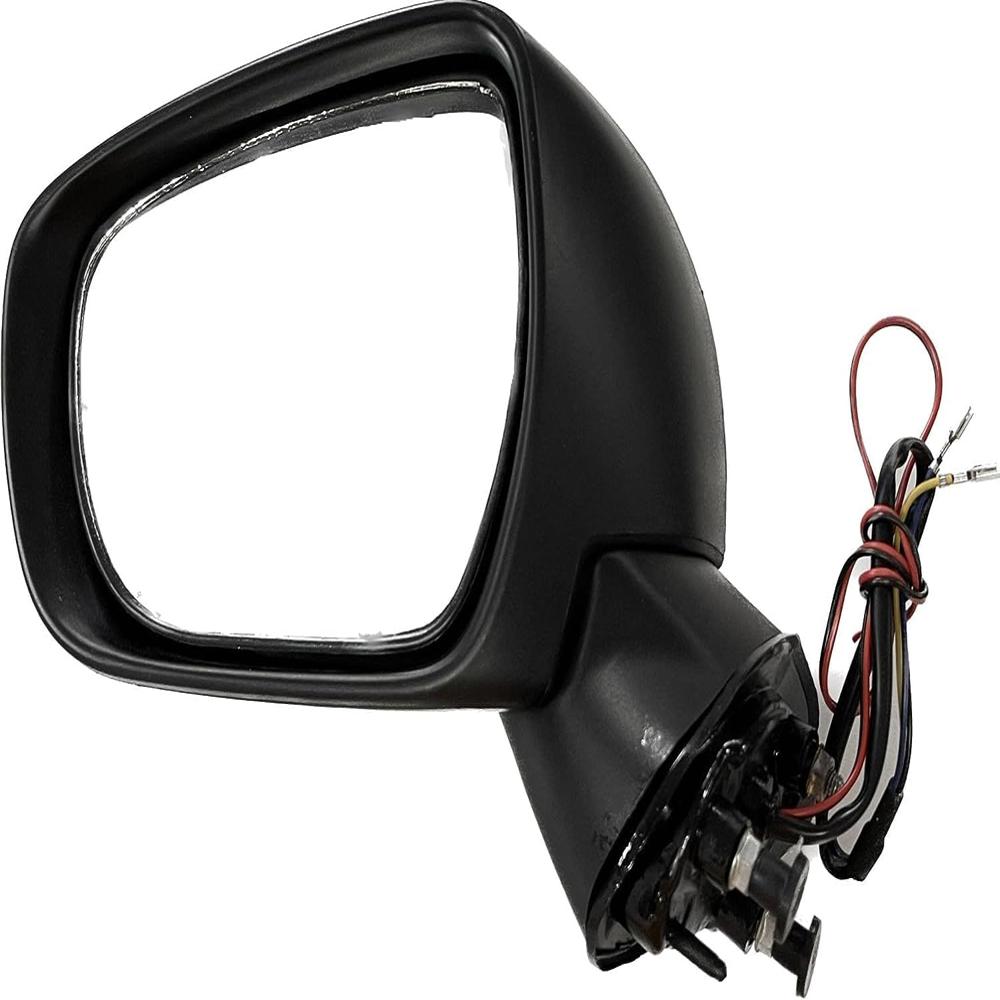 K D Side/Door Mirror for Maruti BALENO (Motor with Indicator) Automatic Fold(Black) 2015-2021