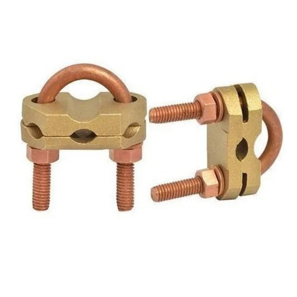 Brass Earthing Clamp - Color: As Per Model