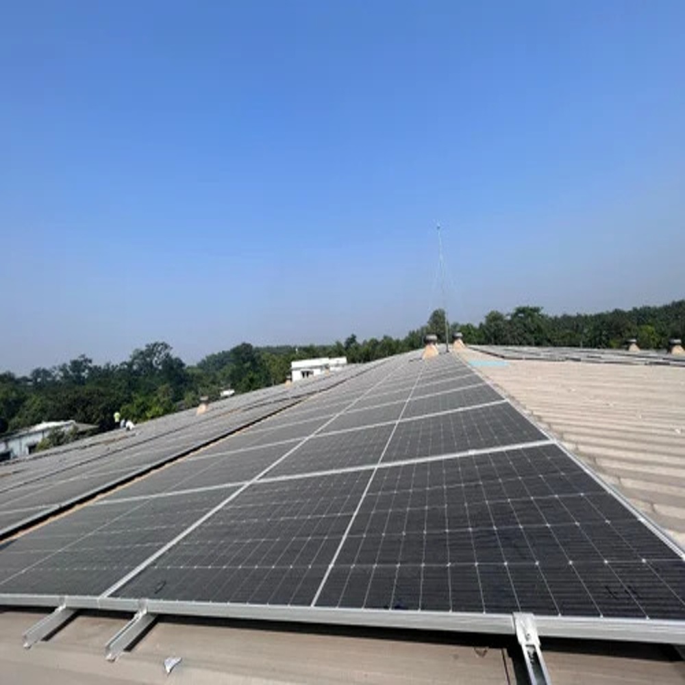 Industrial Solar Roof Top System - Color: Blue