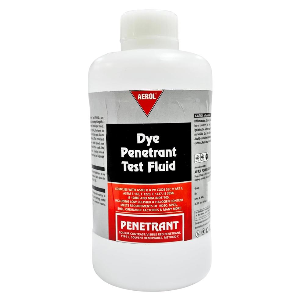 Aerol Dye Penetrant Test (DPT) Fluid (Cleaner)